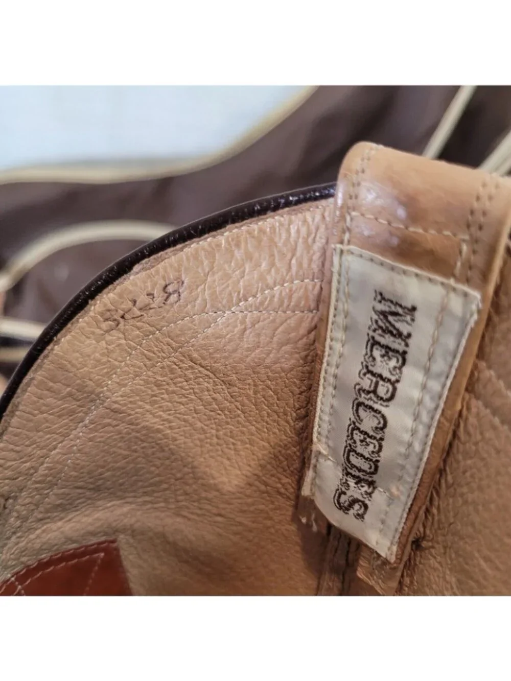 Vintage Rios of Mercedes Western Cowgirl Boots Nubuck Handmade USA Sz Est 8.5 - Picture 7 of 12